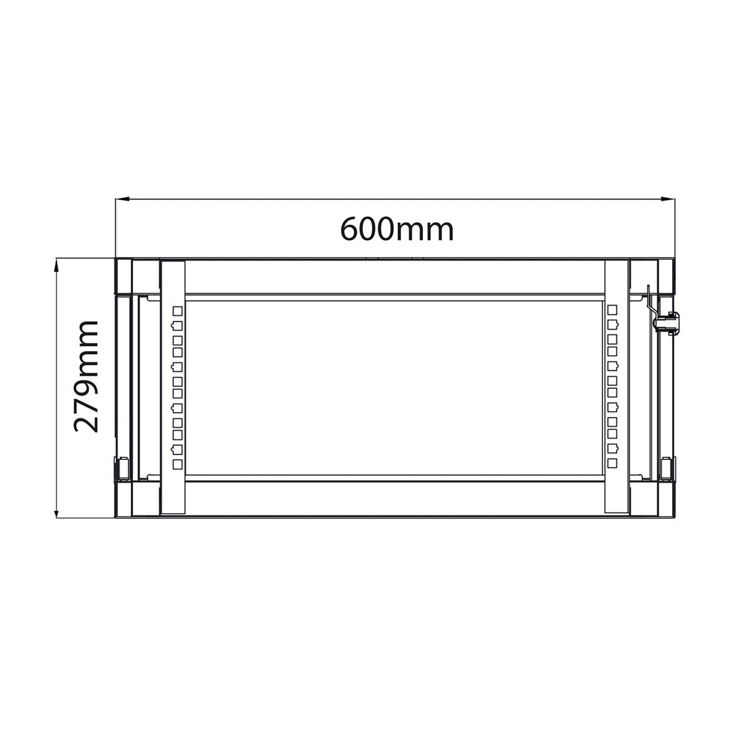 19" Rack Cabinets - 4U x 450mm Deep - RC4U450