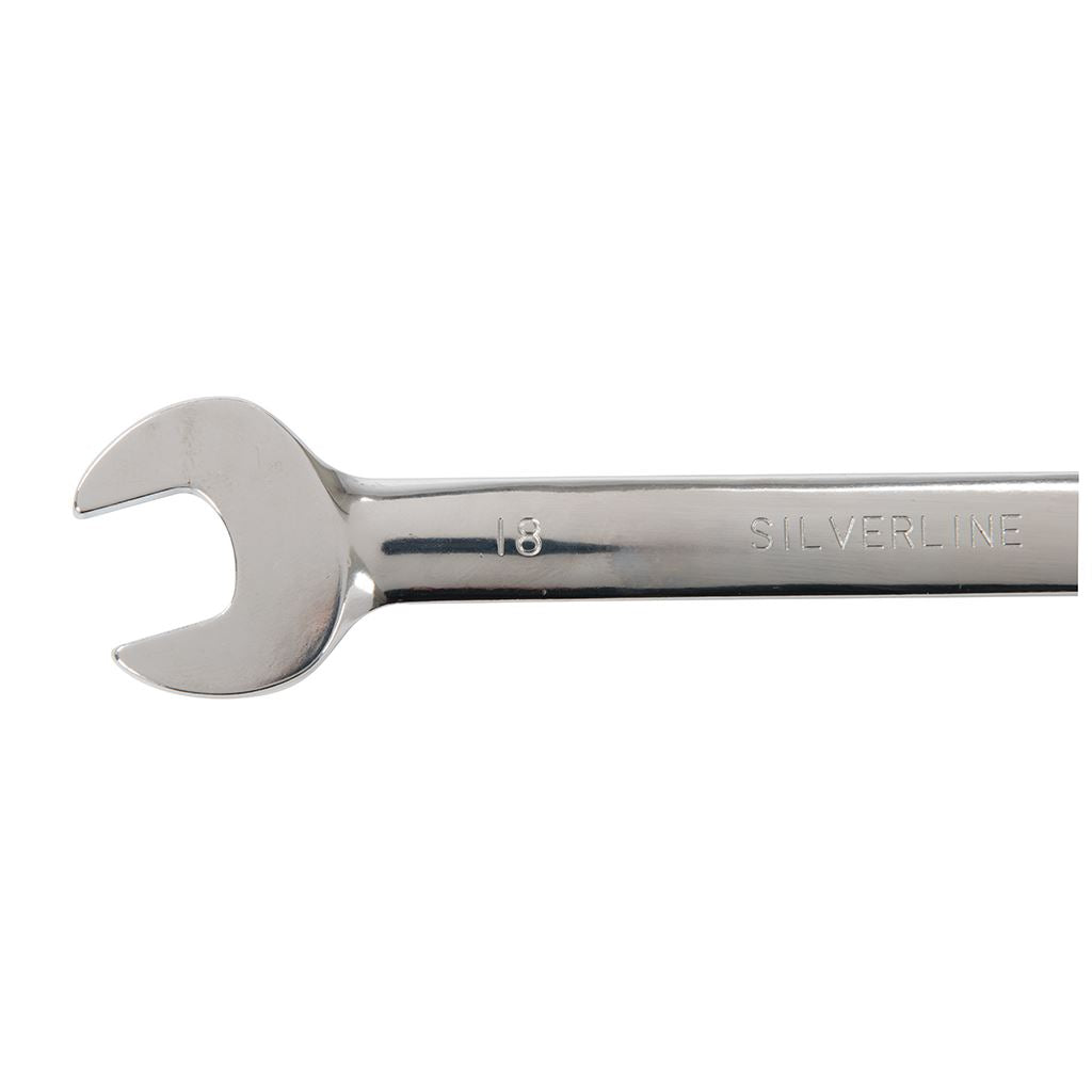 Silverline Fixed Head Ratchet Spanner Set 6pce - 8 - 17mm