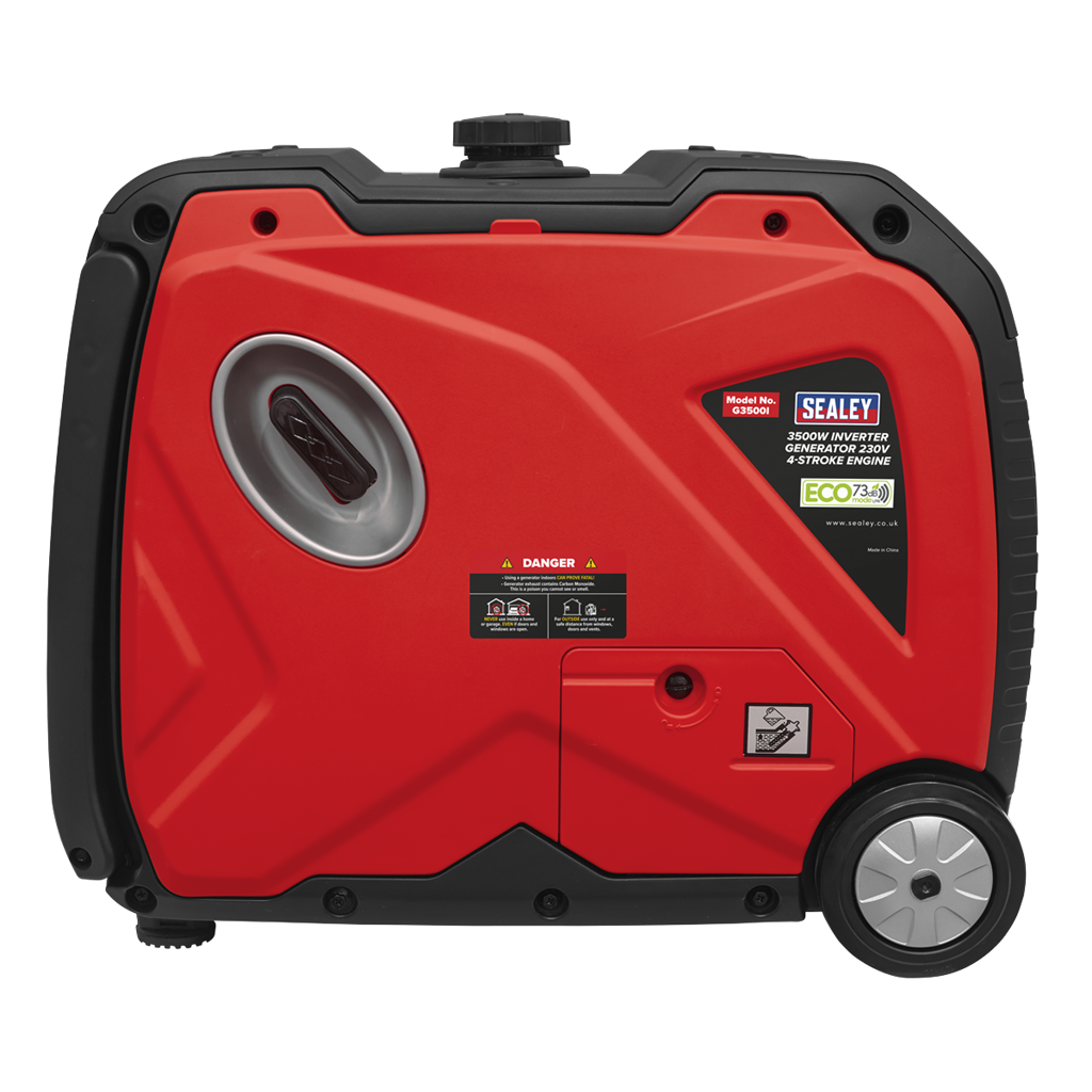 3500W Inverter Generator 230V - 4-Stroke Engine