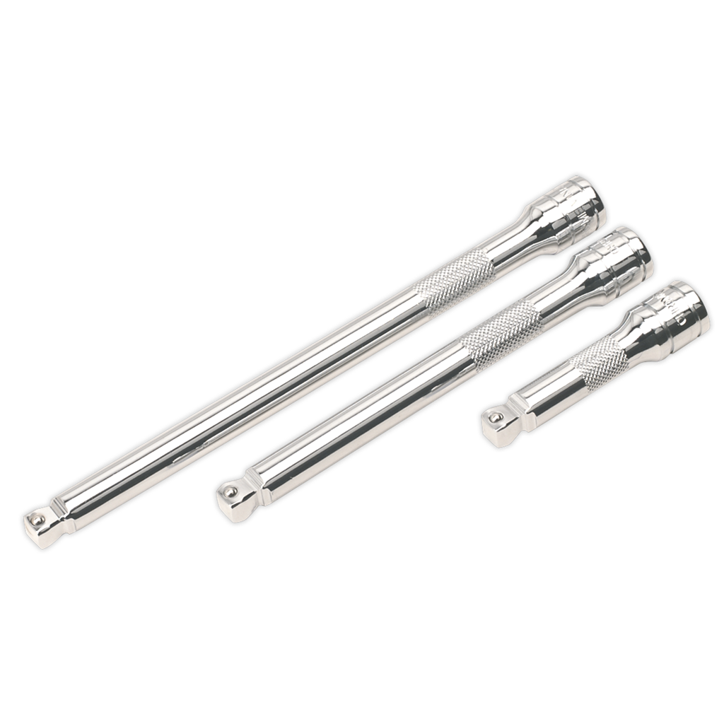 Wobble/Rigid Extension Bar Set 3pc 3/8"Sq Drive