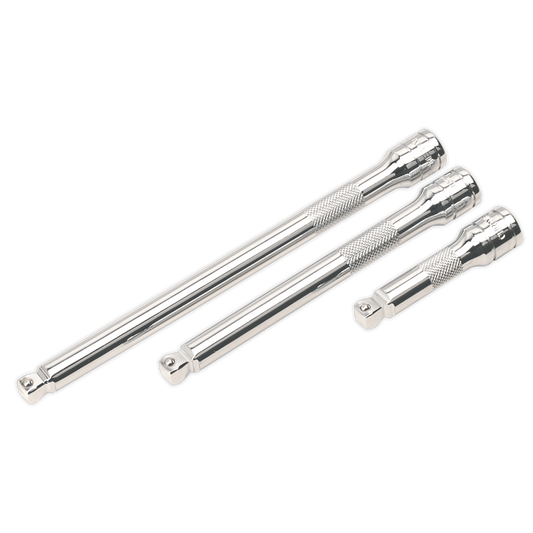 Wobble/Rigid Extension Bar Set 3pc 3/8"Sq Drive