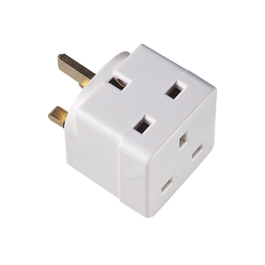 2 Way 13 A Plug-in Adaptor