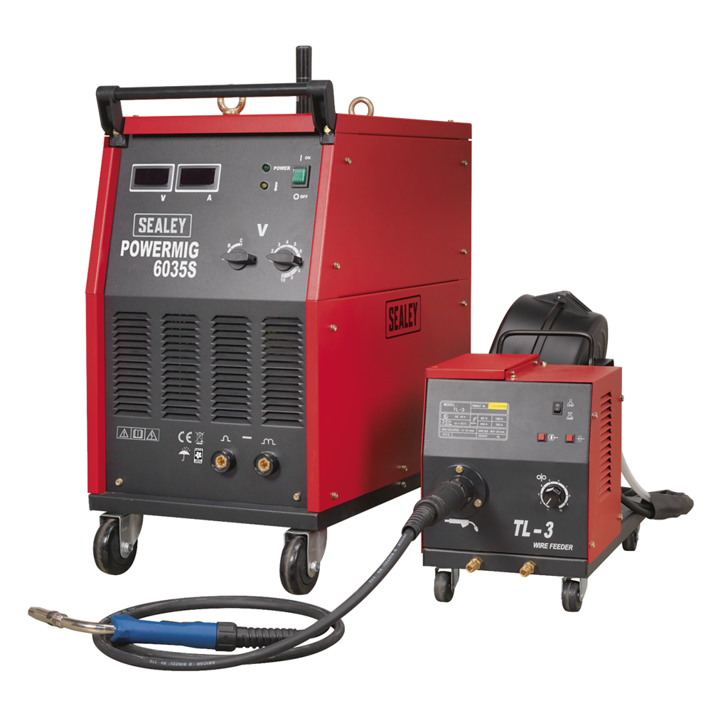 Professional MIG Welder 350A 415V 3ph with Binzel&#174; Euro Torch & Portable Wire Drive