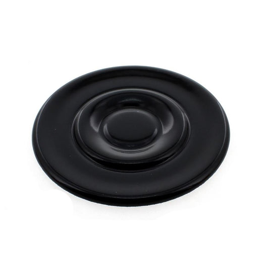 Burner Cap Sr Black Glossy  He for Whirlpool/Indesit/Hotpoint Cookers and Ovens