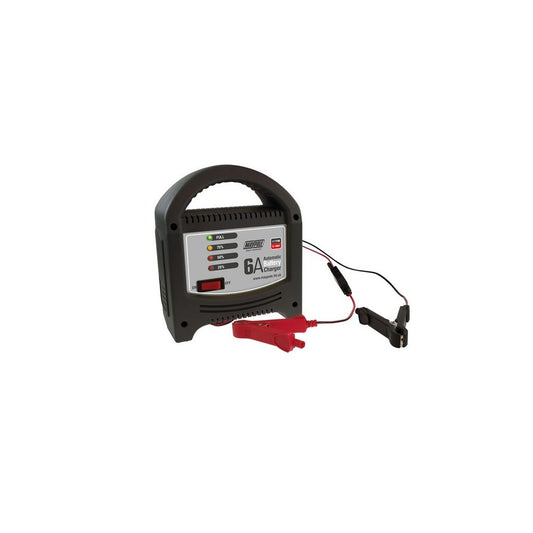 Battery Charger 6A - 12V - LED Automatic