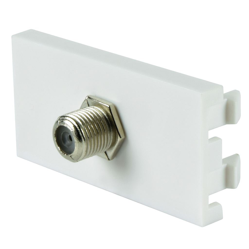 Wall Plate Module - Satellite F-Type Screw - 50 x 25mm