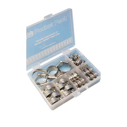 Assorted M/S Hose Clips - Box of 32