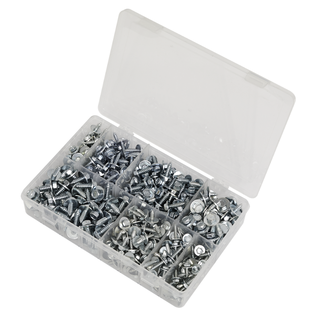 Acme Screw with Captive Washer Assortment 425pc