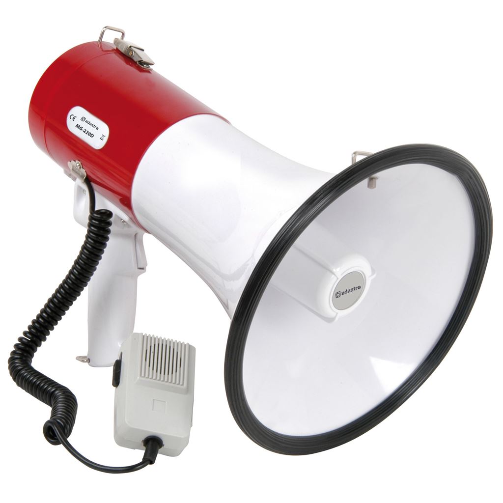 Megaphone (30W max) with Siren - Siren - MG-220D