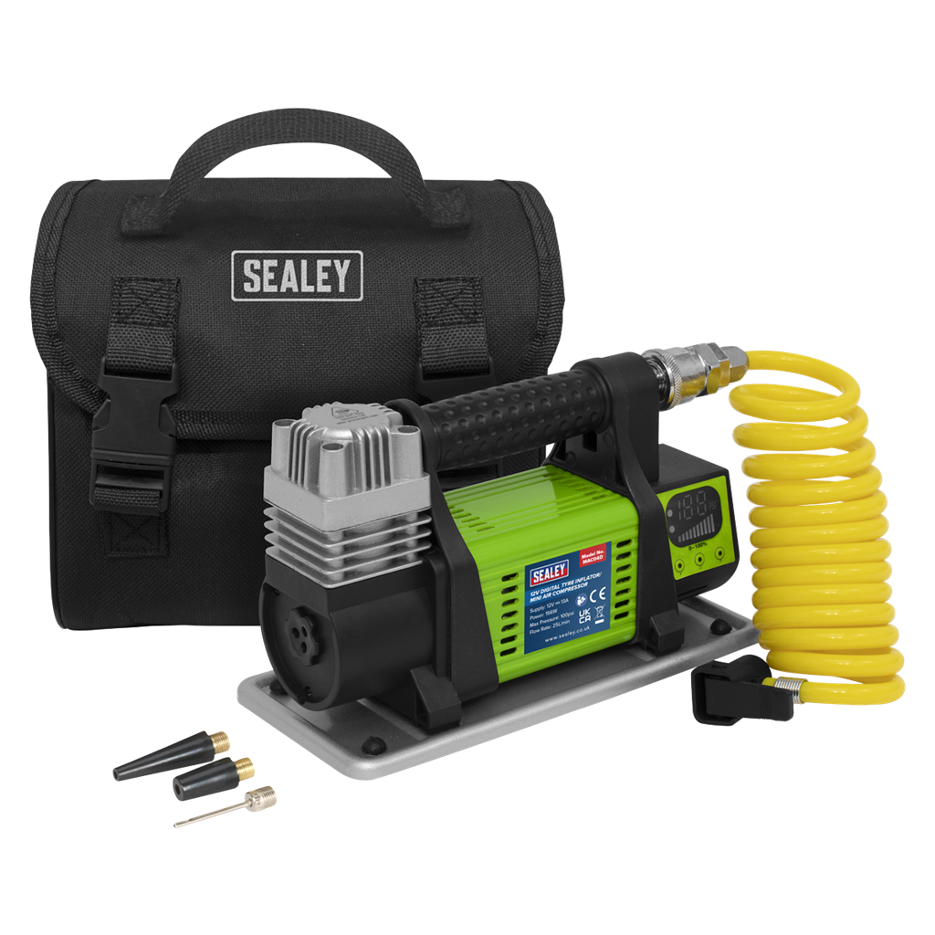 Digital Tyre Inflator/Mini Air Compressor 12V