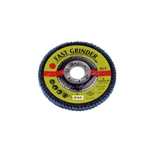 Zirconium Flap Disc - 115mm - 40 Grit