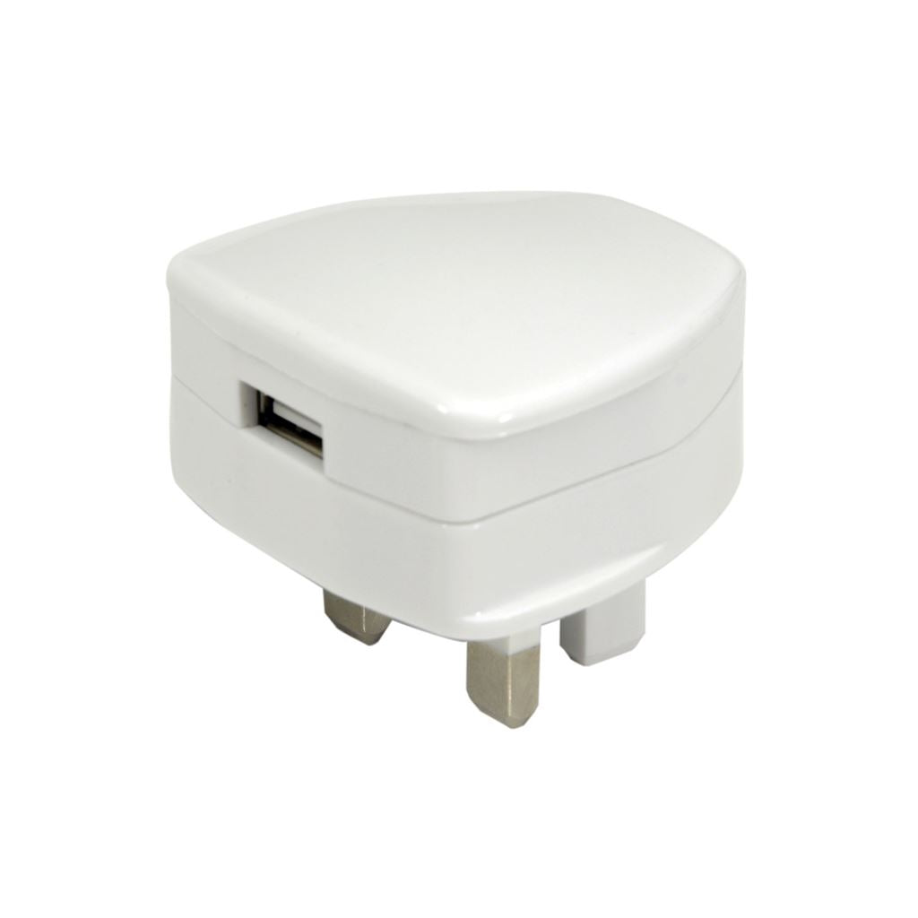 Compact USB Mains Charger 2.1A - USB-UK121v2