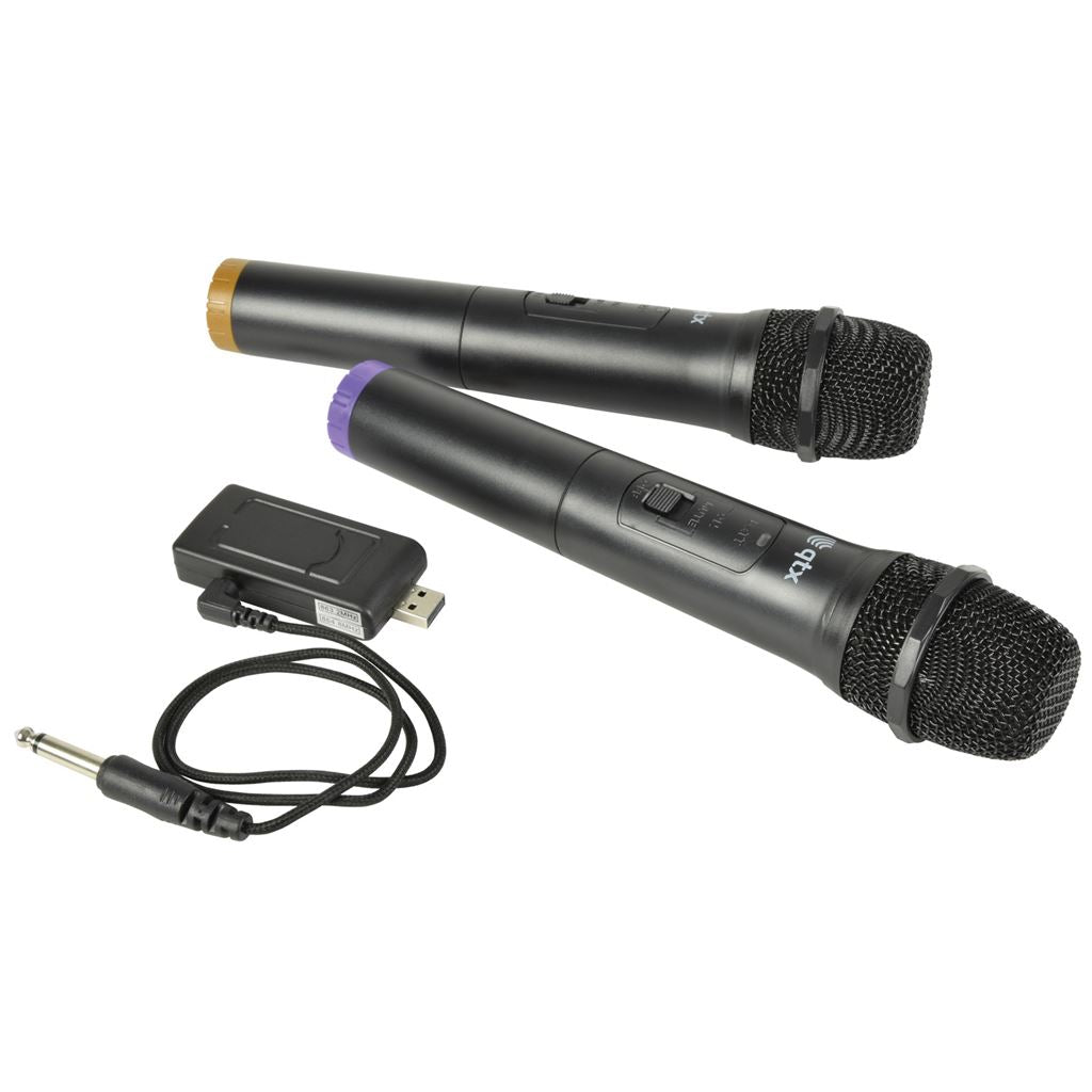 U-MIC USB Dual Handheld UHF Wireless System - 863.2+864.8MHz - U-MIC-863.2+864.8