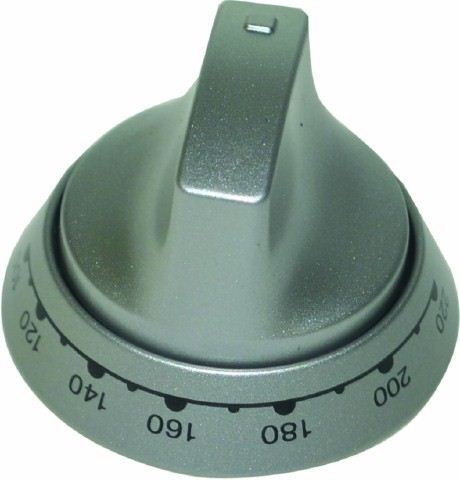 Knob Top Oven Silver for Hotpoint Cookers and Ovens