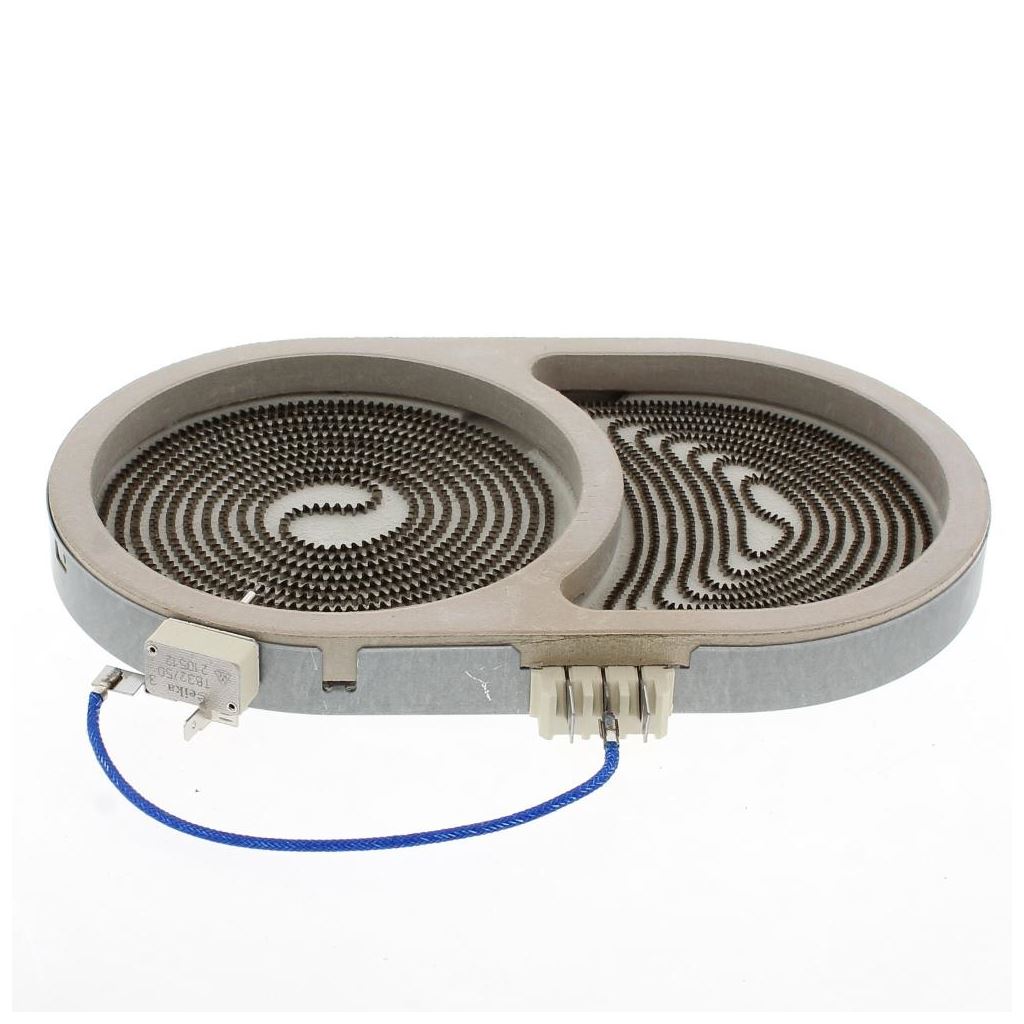 Heating Element Oval 1800/1000w for Whirlpool/Hotpoint Cookers and Ovens