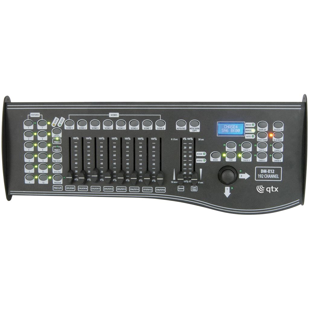 192 Channel DMX Controller with Joystick - DM-X12