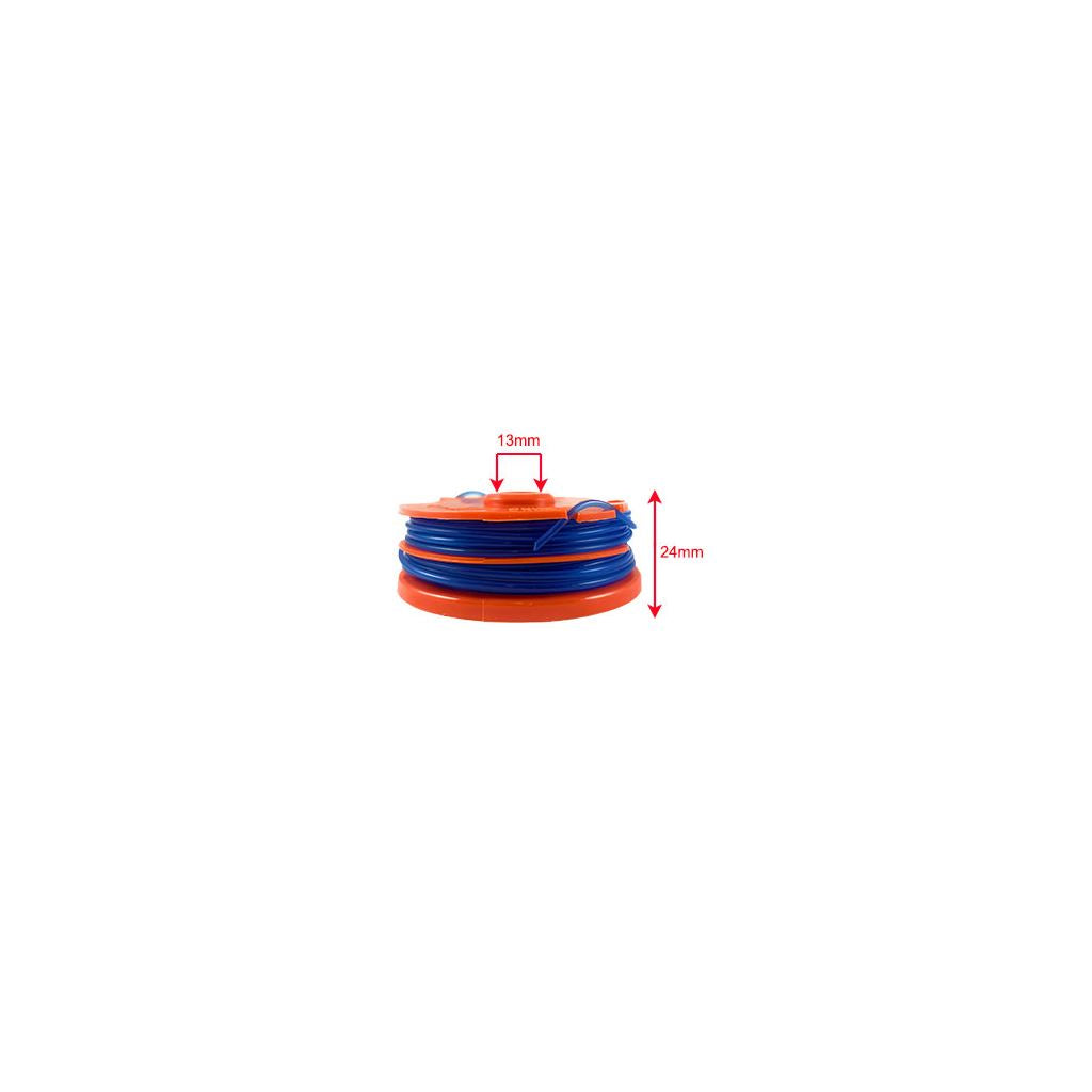 3 x Spool & Line For Qualcast Strimmers 1.5 mm x 2 mm x 5 metre