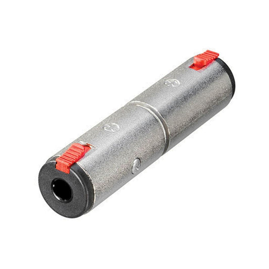 Neutrik NA3JJ 6.35 mm Stereo Locking Jack Socket to 6.35 mm Stereo Locking Jack Socket Adaptor