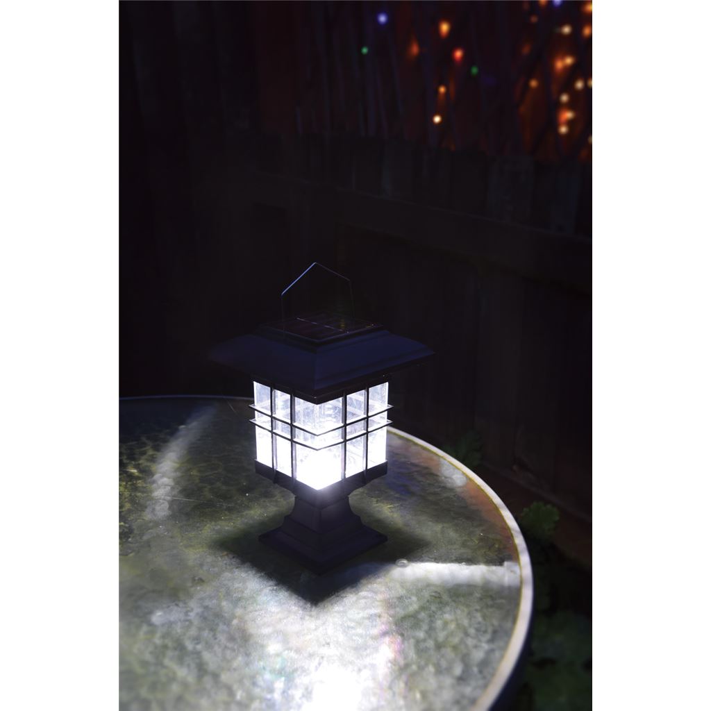 Bright Solar LED Garden Lantern - 8 Light - GARDEN-LHT