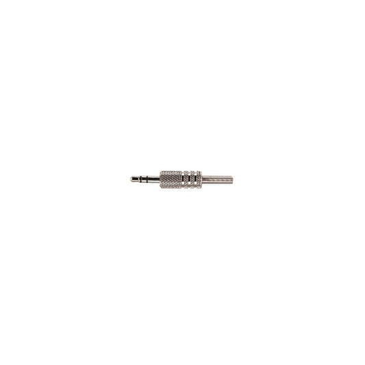 3.5 mm Stereo Metal Jack Plug with Solder Terminals