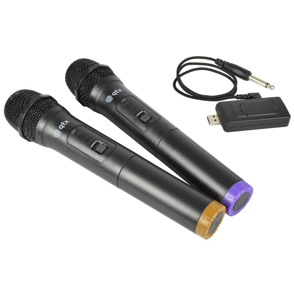 U-MIC USB Dual Handheld UHF Wireless System - 863.2+864.8MHz - U-MIC-863.2+864.8